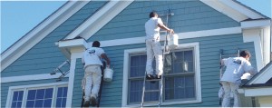 painting a home